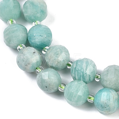 Natural Amazonite Beads Strands G-G182-B17-05-1