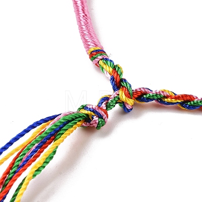 Polyester Braided String Cord Bracelet BJEW-I306-01A-1