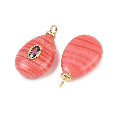 Synthetic Rhodochrosite Pendants X-KK-B157-42D-05-1