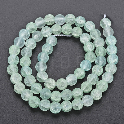 Crackle Glass Beads Strands GLAA-S192-D-007E-1