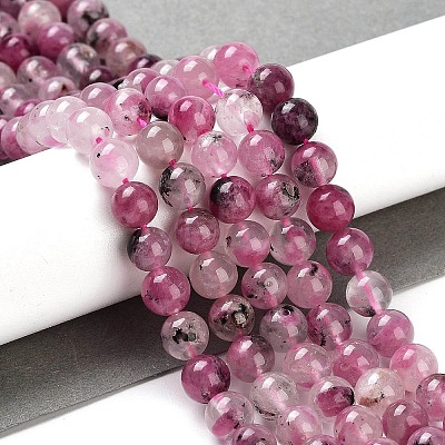 Natural Cherry Blossom Agate Beads Strands G-B076-A02-01-1