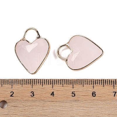 Natural Rose Quartz Faceted Pendans KK-L218-005G-04-1