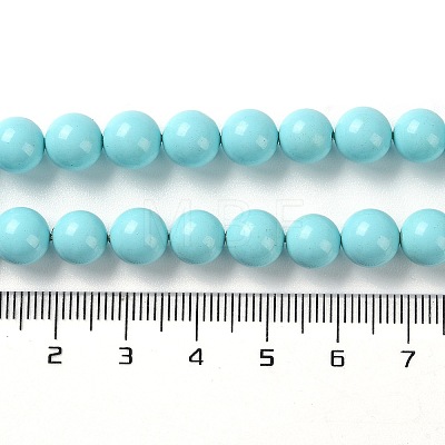 Shell Pearl Beads Strands SP8MM245-1