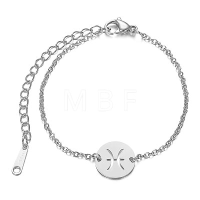 Tarnish Resistant 201 Stainless Steel Link Bracelets LS-STAS-T040-JN009-12-1