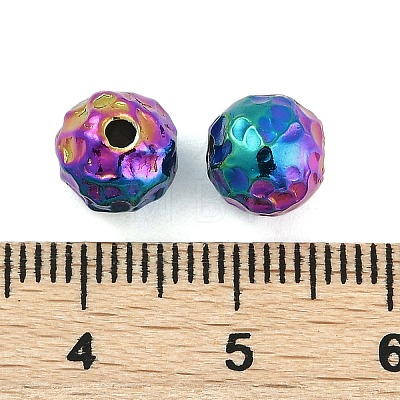 Textured 316 Surgical Stainless Steel Beads STAS-M106-01E-1