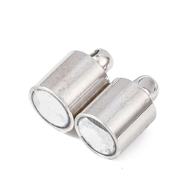 Brass Magnetic Clasps with Loops MC027-NF-1