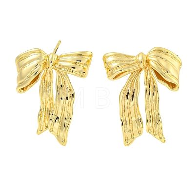 Rack Plating Brass Stud Earrings EJEW-M247-30C-G-1