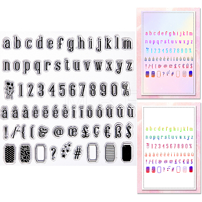 Clear Silicone Stamps DIY-WH0504-62D-1