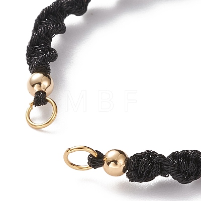 Adjustable Polyester Braided Cord Bracelet Making AJEW-JB00848-02-1