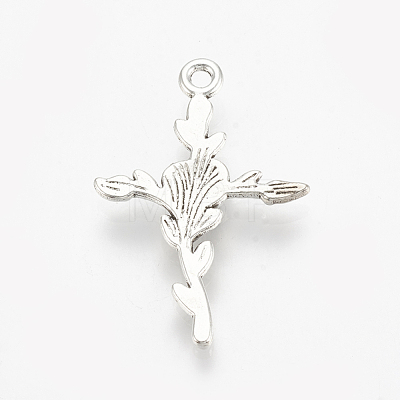 Tibetan Style Alloy Pendants TIBE-Q075-63AS-LF-1
