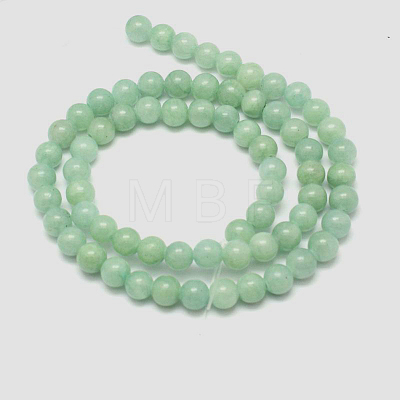 Natural Persian Jade Beads Strands G-D434-8mm-20-1
