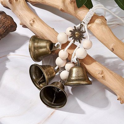 Iron Bell Pendant Decoration RN-CJ236F-AB-1