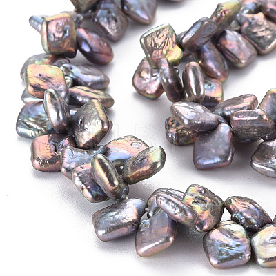 Natural Keshi Pearl Beads Strands PEAR-S021-075A-01-1