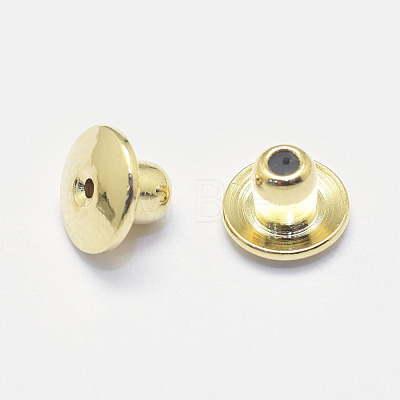 Long-Lasting Plated Brass Ear Nuts KK-K193-150G-NF-1