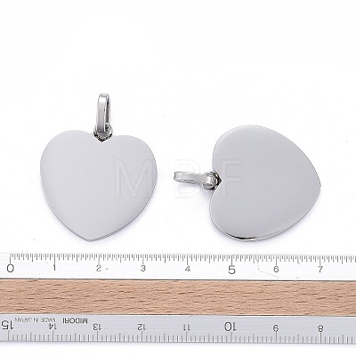 Tarnish Resistant 304 Stainless Steel Mirror Polished Finish Stamping Blank Tag Pendants LS-STAS-P055-04P-1