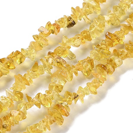 Spray Painted Transparent Glass Beads Strands GLAA-P060-01A-13-1
