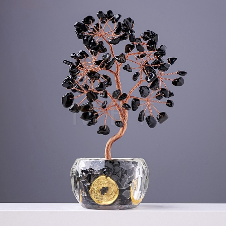 Natural Obsidian Sculpture Display Decorations PW-WG149A9-05-1