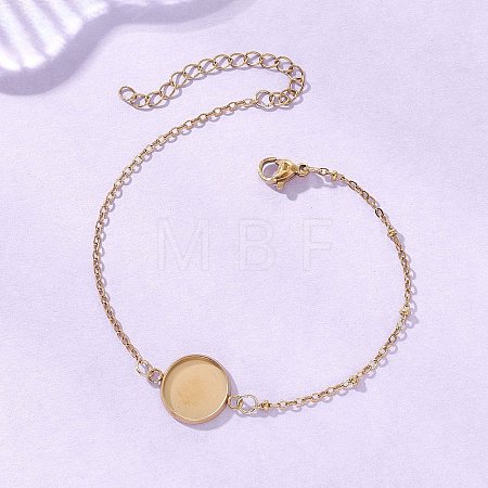 304 Stainless Steel Cable Chain Satellite Chain Bracelet Making BJEW-JB13163-03-1