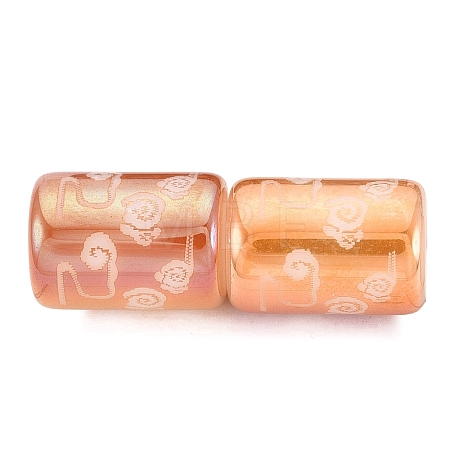Electroplate Glass Beads EGLA-N026-02A-A01-1