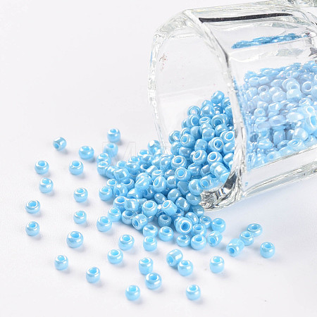 (Repacking Service Available) Glass Seed Beads SEED-C021-4mm-123-1