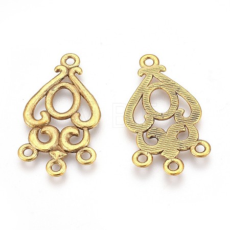 Alloy Teardrop Chandelier Component Links LS-PALLOY-EA9733Y-AG-1