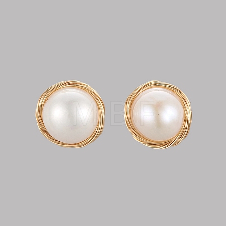 Stud Earrings X-EJEW-JE04047-1