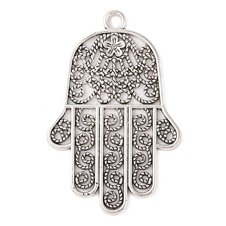 Tibetan Style Alloy Pendants FIND-C060-037AS-1