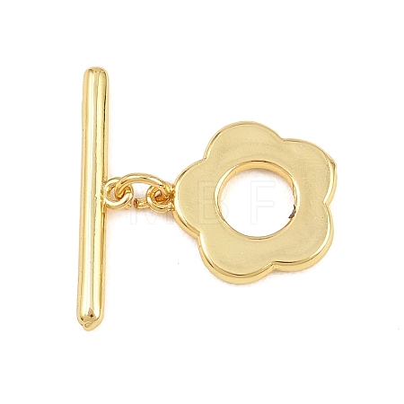 Brass Toggle Clasps KK-G548-31G-1