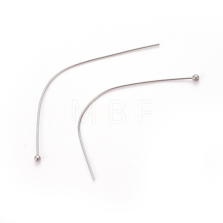 Tarnish Resistant 304 Stainless Steel Ball Head Pins STAS-E452-01P-A-1