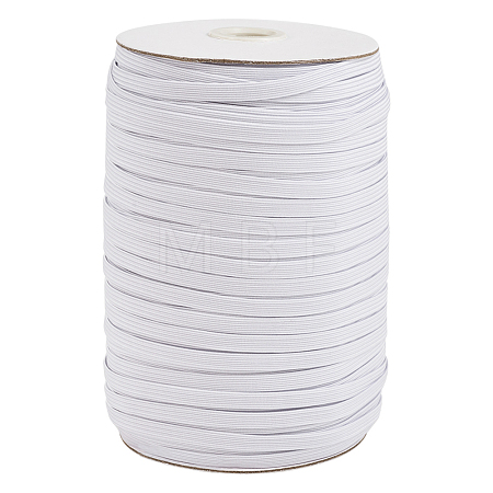 1/4 inch Flat Braided Elastic Rope Cord EC-R030-6mm-01-1