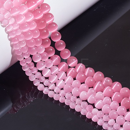 Round Cat Eye Beads G-SZ0001-80E-1