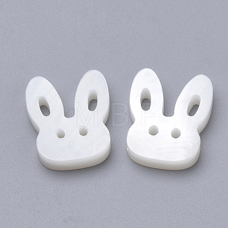 Bunny Natural Freshwater Shell Beads LS-X-SHEL-T007-18-1