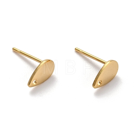 304 Stainless Steel Stud Earring Findings STAS-L211-05C-G-1