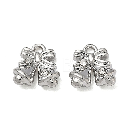 Christmas Alloy Crystal Rhinestone Pendants FIND-L026-01C-P-1