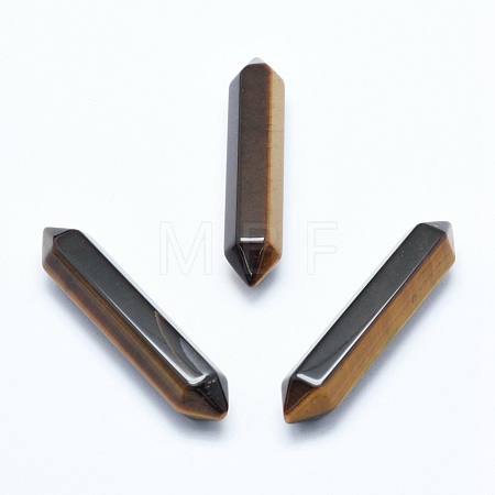 Natural Tiger Eye No Hole Healing Stones G-G760-J12-1