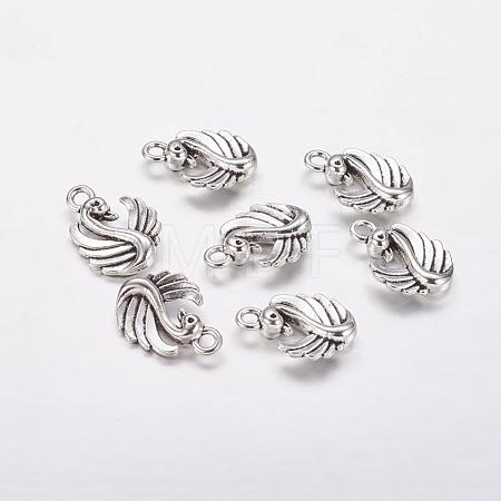 Tibetan Style Alloy Pendants X-TIBEP-E104-AS-1