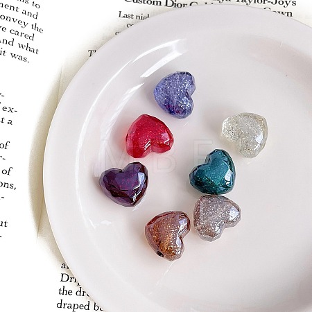 Transparent Acrylic Beads OACR-F011-22-1