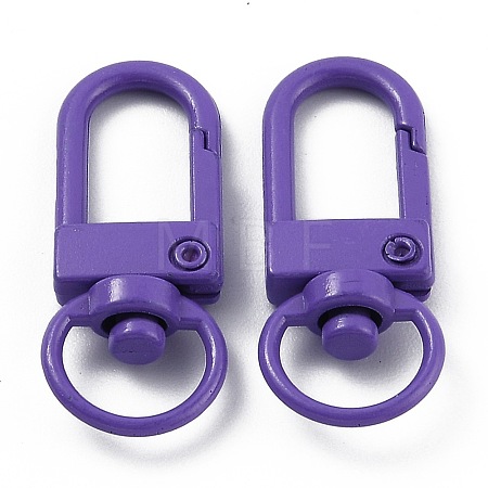 Zinc Alloy Baking Paint Swivel Snap Hooks Clasps PALLOY-H194-A11-1