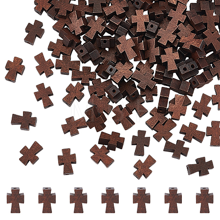 120Pcs Natural Wooden Beads WOOD-UN0001-10-1