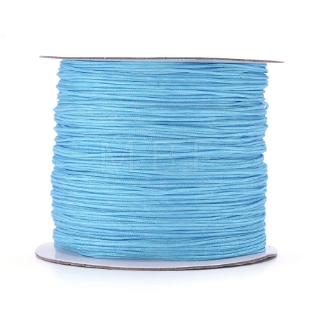 Nylon Braided Cord for Woven Jewelry Making Macrame Craft NWIR-D055-0.6mm-07-1