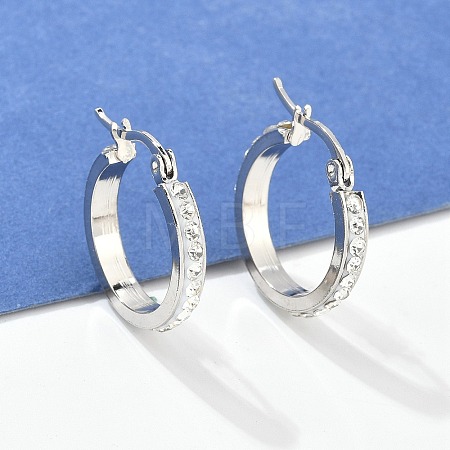 304 Stainless Steel Hoop Earrings LS-EJEW-N0031-11P-1