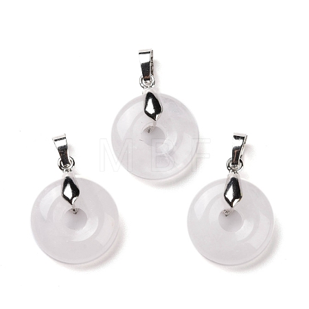 Natural Quartz Crystal Pendants G-E059-01P-06-1