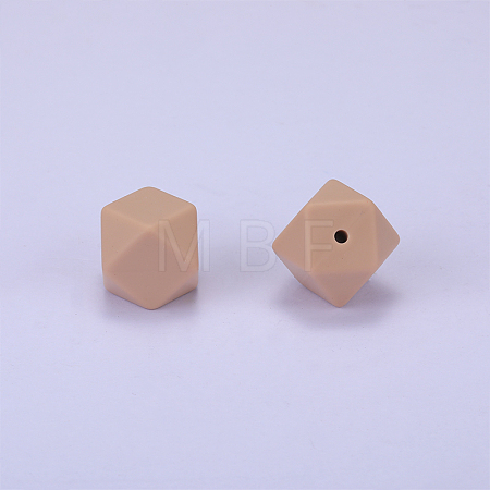 Hexagonal Silicone Focal Beads LS-SI-JX0020A-85-1