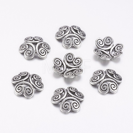 Tibetan Style Bead Caps X-EA483Y-1