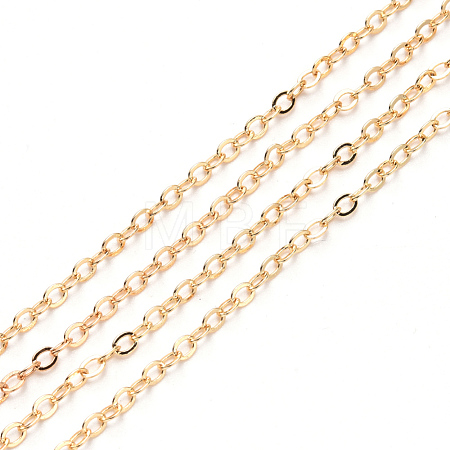 3.28 Feet Brass Cable Chains X-CHC-T008-06B-KC-1
