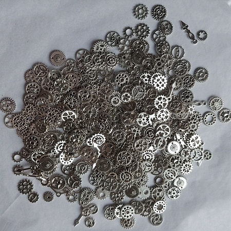 Zinc Alloy  Open Back Bezel Cabochons PALLOY-WH0072-82P-RS-1