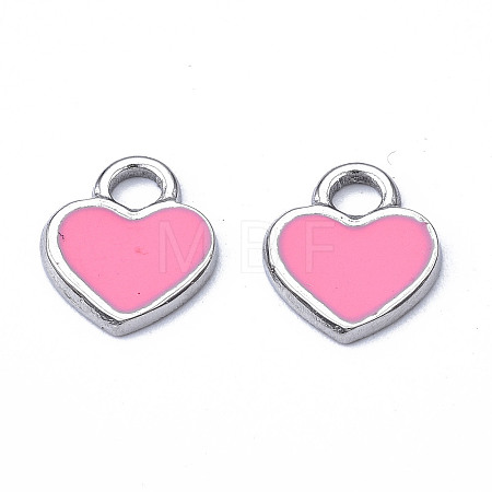 201 Stainless Steel Charms STAS-S080-045P-07-NR-1