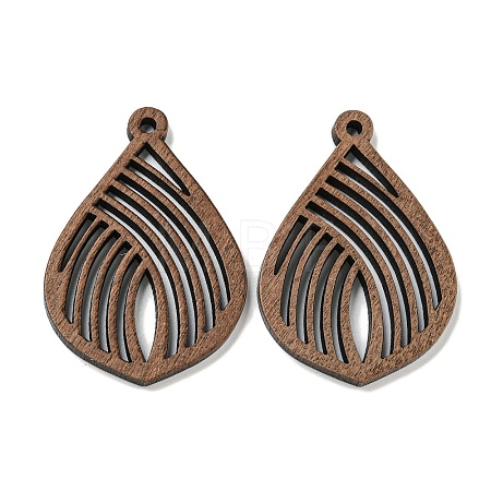 Walnut Wooden Pendants FIND-B042-21F-1