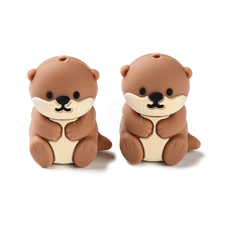 3D Animal Theme Silicone Beads SL-CBAD861-03-1