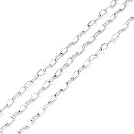 Tarnish Resistant 304 Stainless Steel Cable Chains CHS-C002-03P-02-1